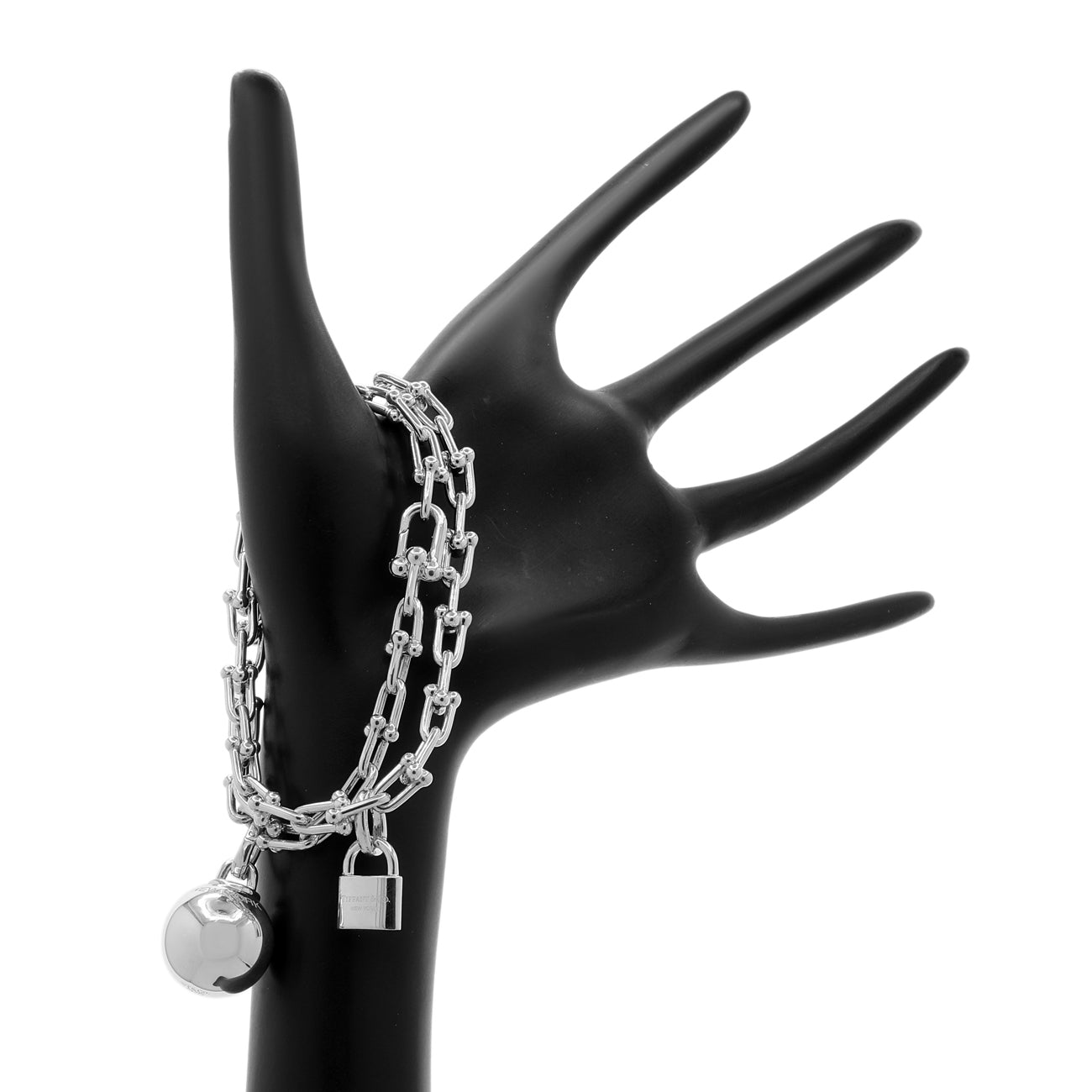 Exclusive Tiffany & Co. Sterling Silver HardWear Small Wrap Bracelet — Top View