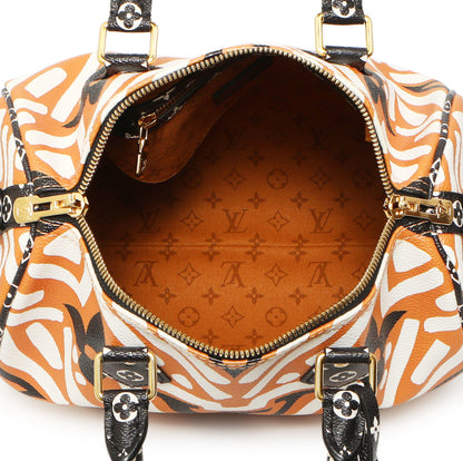 Exclusive Louis Vuitton Monogram Giant Crafty Speedy Bandouliere 25 — Top View