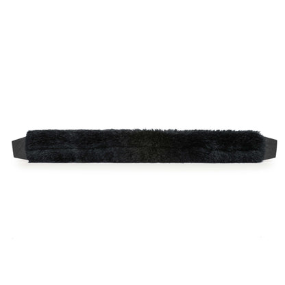 Exclusive Givenchy Black Faux Fur Logo Strap Cover — Side View