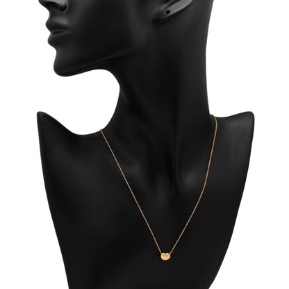 Exclusive Tiffany & Co. 18K Rose Gold 9mm Bean Pendant — Detail View
