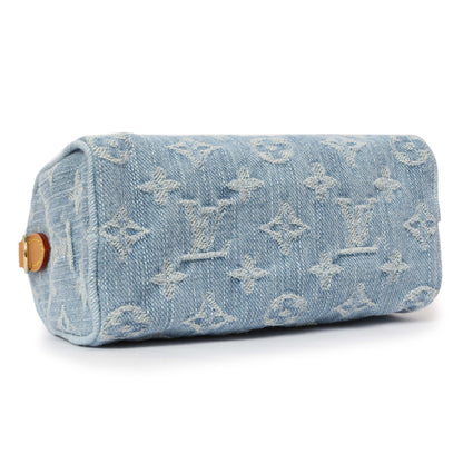 Exclusive Louis Vuitton Monogram Denim Nano Speedy — Back View