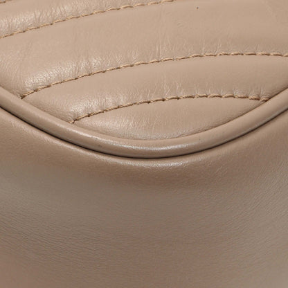 Exclusive Gucci Porcelain Rose Calfskin Matelasse Small GG Marmont Chain Shoulder Bag — Lifestyle View