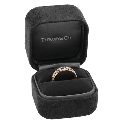 Exclusive Tiffany & Co. 18K Yellow Gold Diamond T True Wide Ring — Top View