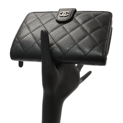 Exclusive Chanel Black Caviar Quilted CC French Wallet — Alternate View 7