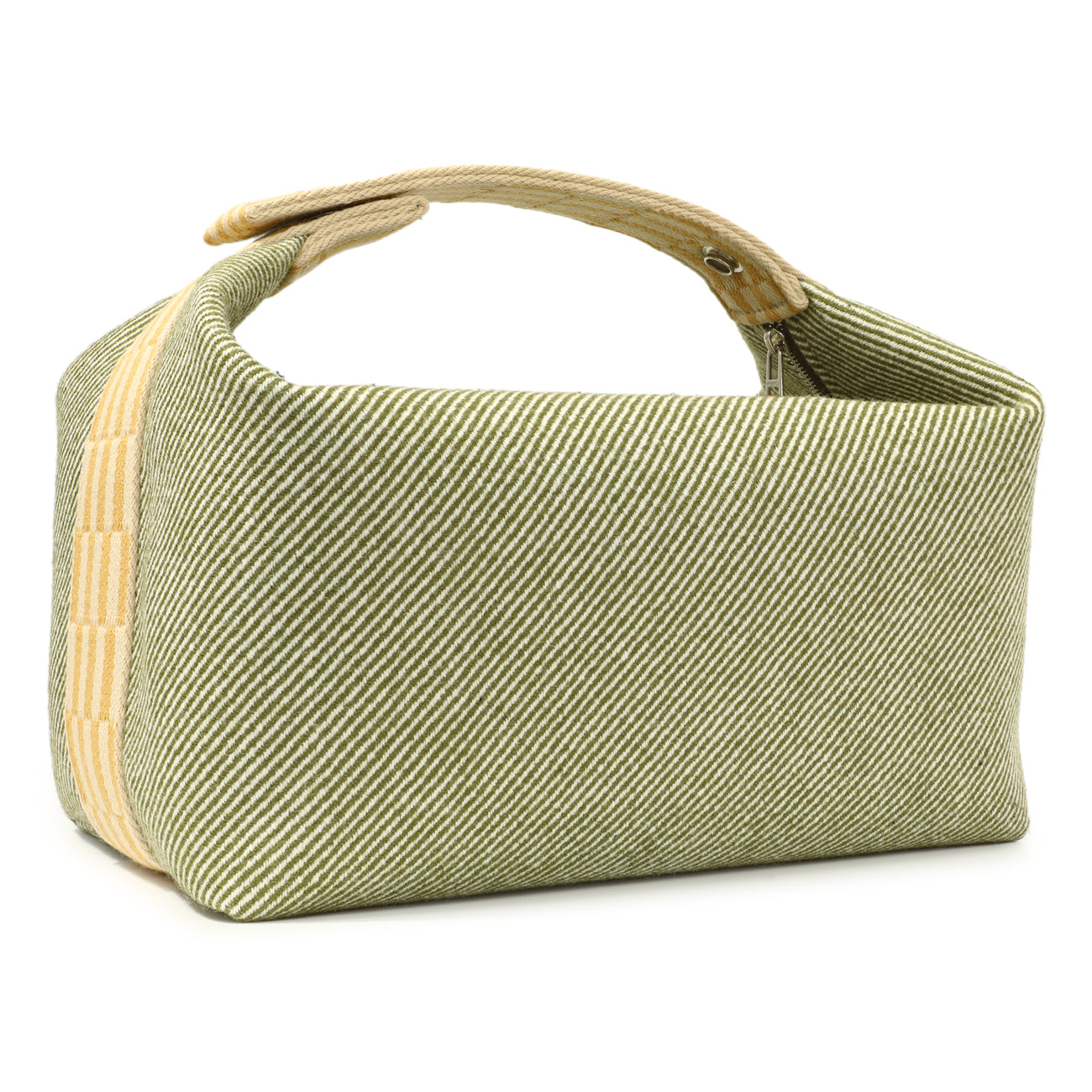 Exclusive Hermes Wool Large Bride-A-Brac Pouch — Side View