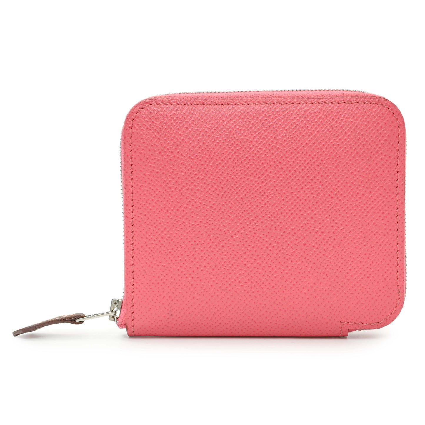 Exclusive Hermes Pink Epsom Silk'in Change Purse — Front View