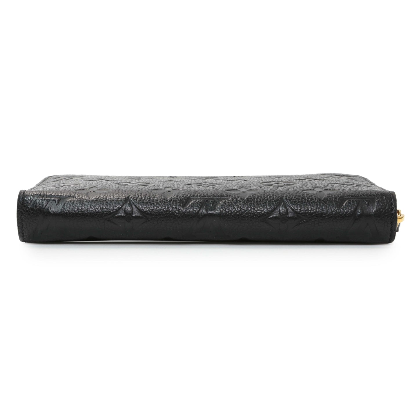 Exclusive Louis Vuitton Black Empreinte Zippy Wallet — Back View
