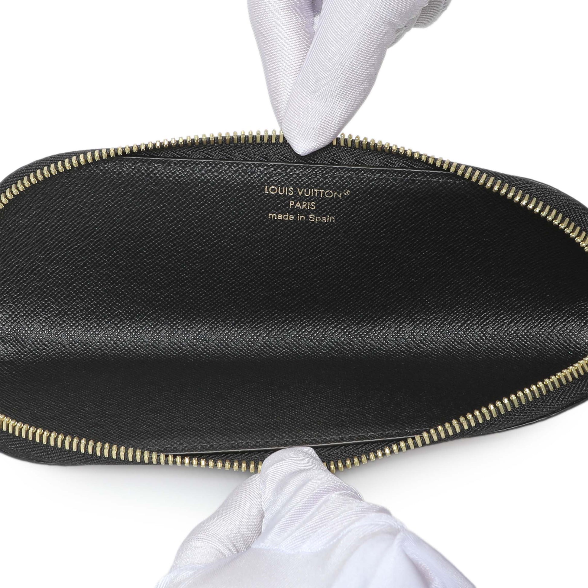 Exclusive Louis Vuitton Monogram Reverse Charlotte Pencil Pouch — Top View