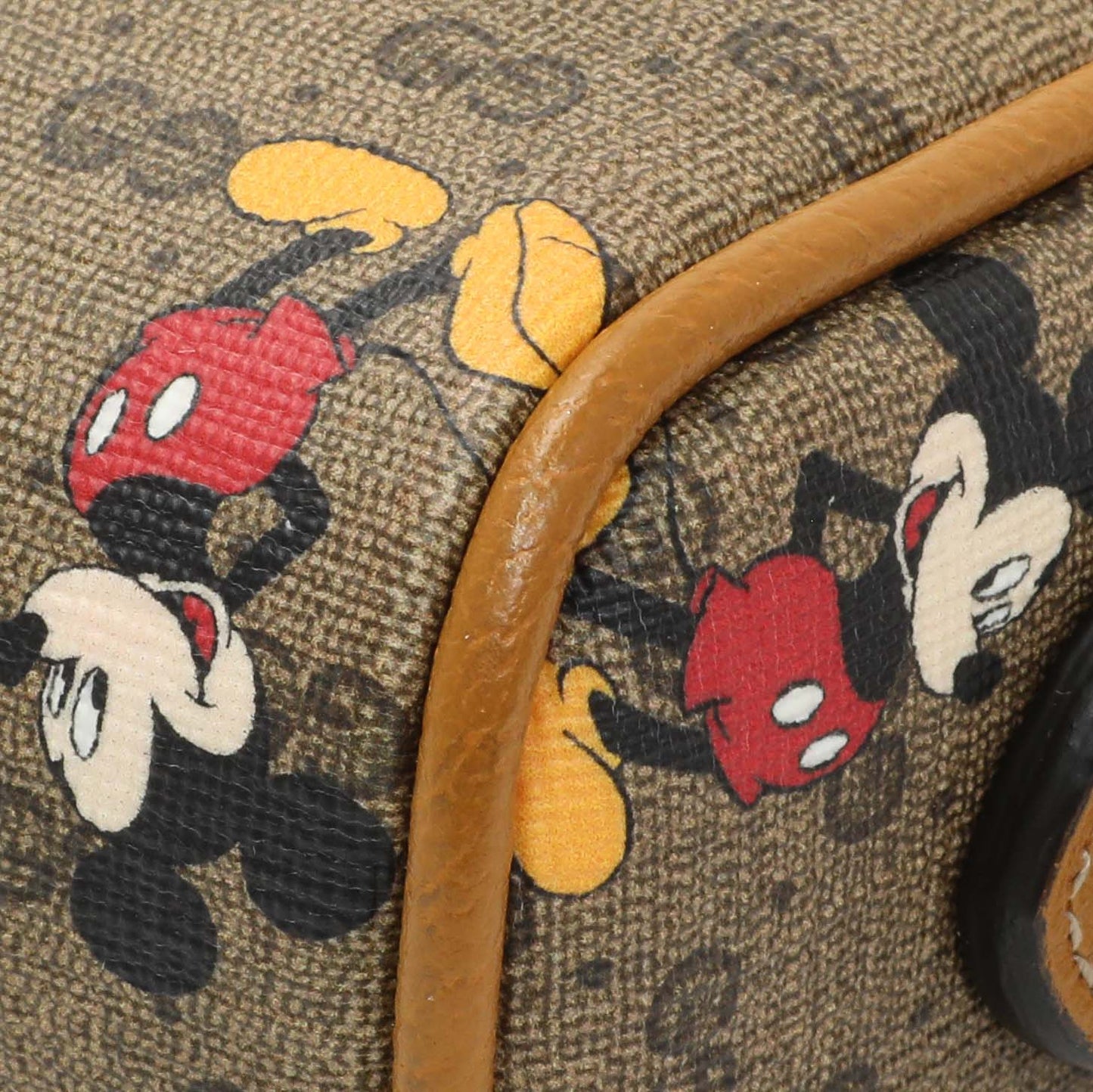 Exclusive Gucci GG Supreme Monogram Mickey Mouse Interlocking G Shoulder Bag — Alternate View 7