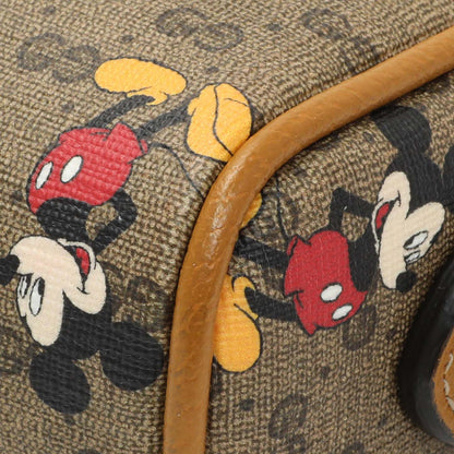 Exclusive Gucci GG Supreme Monogram Mickey Mouse Interlocking G Shoulder Bag — Alternate View 7