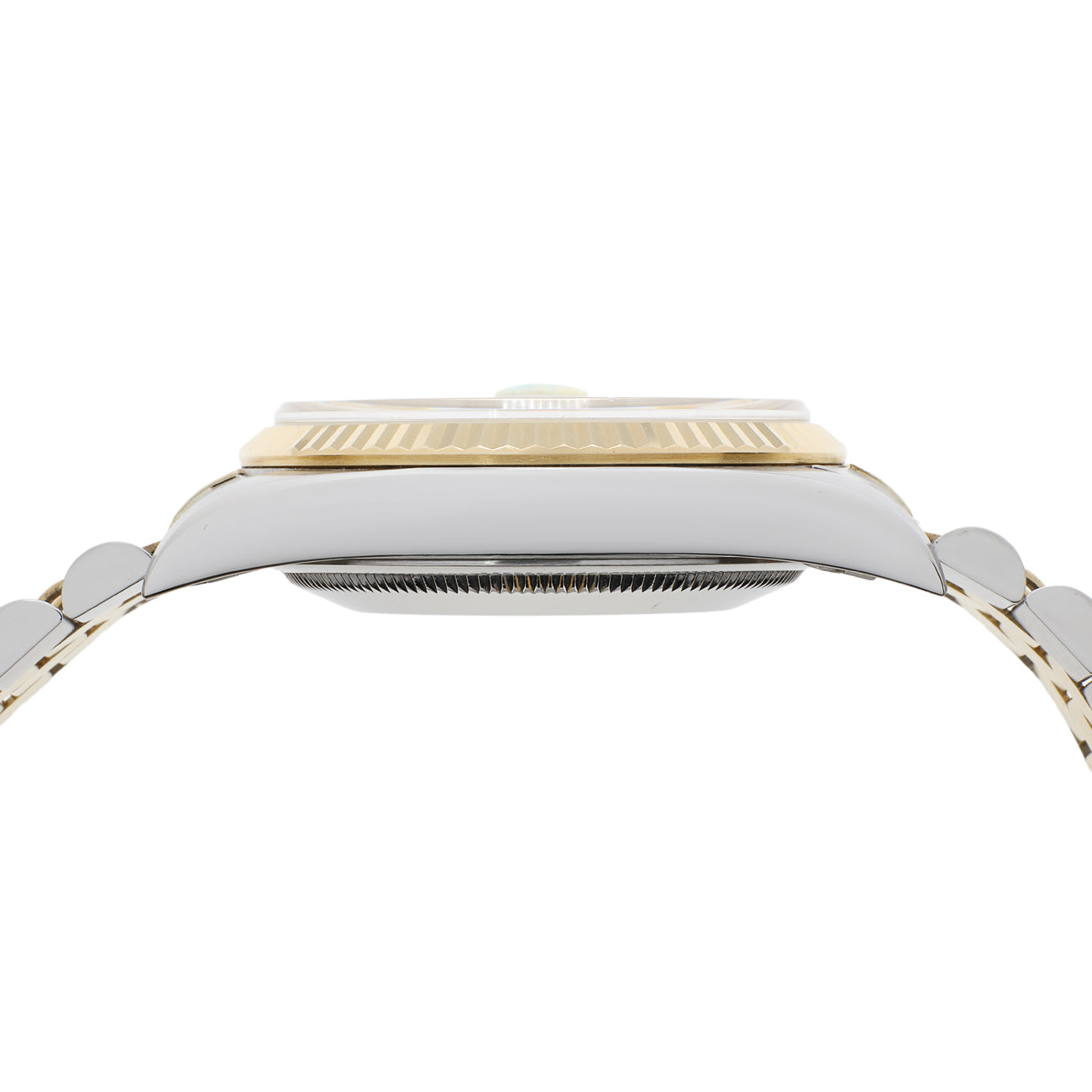 Exclusive Rolex 18K Yellow Gold Stainless Steel Datejust 36 16233 — Back View