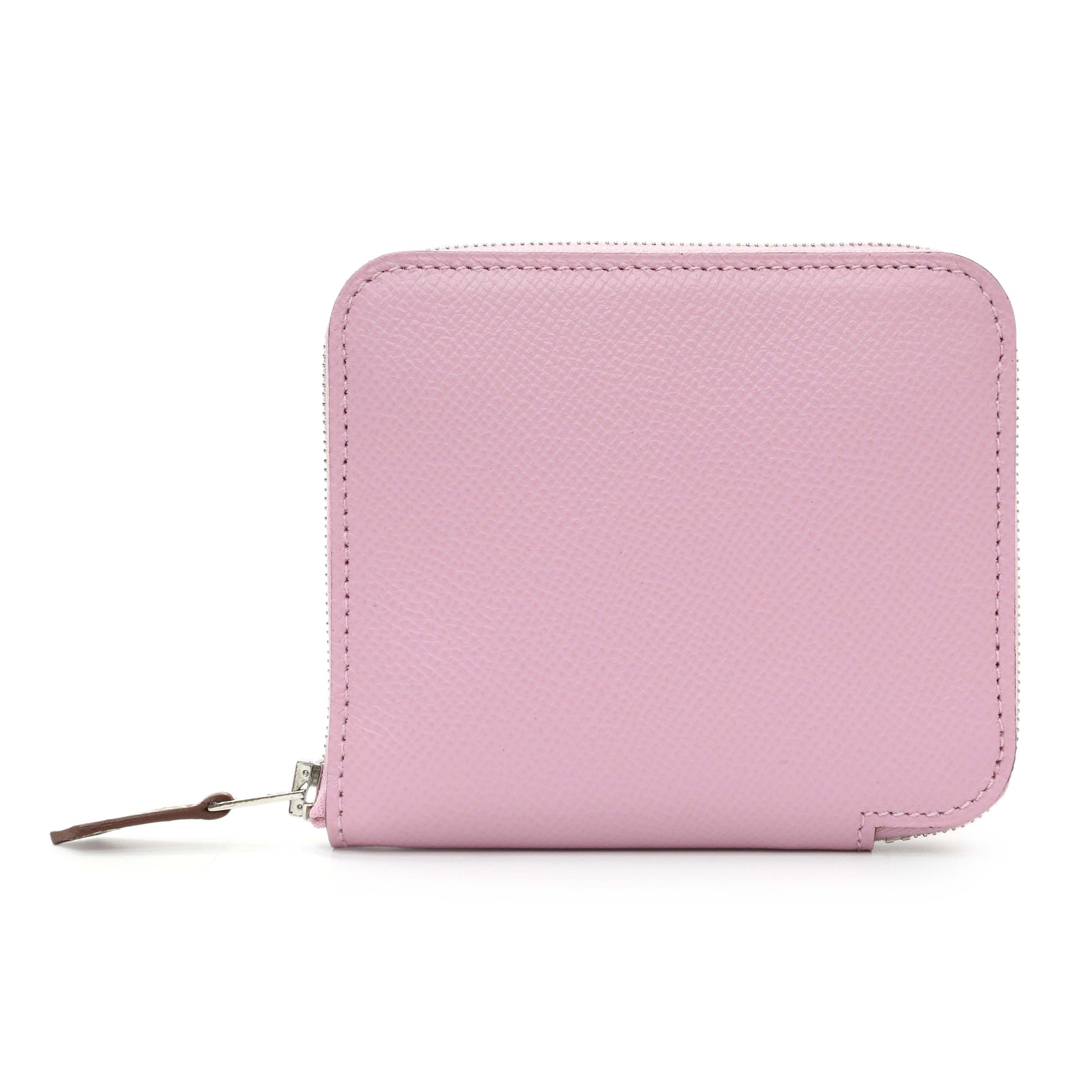 Exclusive Hermes Epsom Silk'In Compact Wallet — Front View
