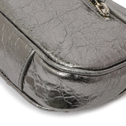 Exclusive Balenciaga Silver Lambskin Le Cagole Small Sling Bag — Alternate View 7