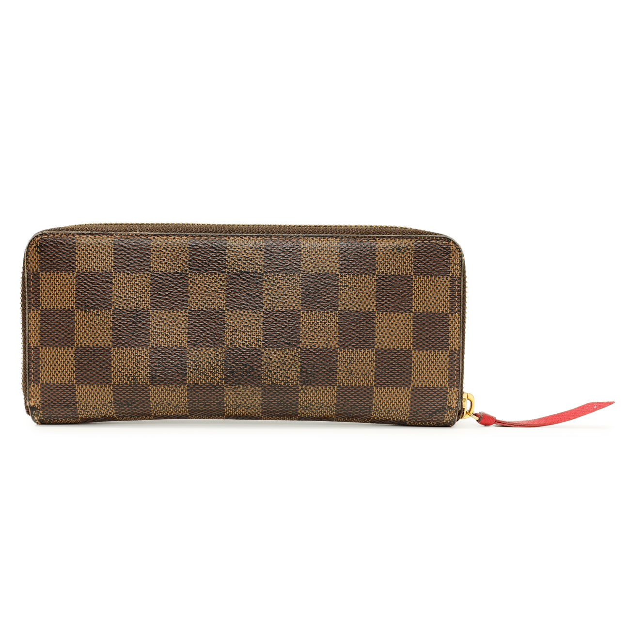 Exclusive Louis Vuitton Damier Ebene Clemence Wallet — Side View