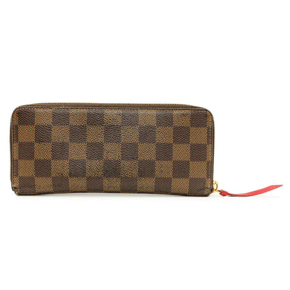 Exclusive Louis Vuitton Damier Ebene Clemence Wallet — Side View