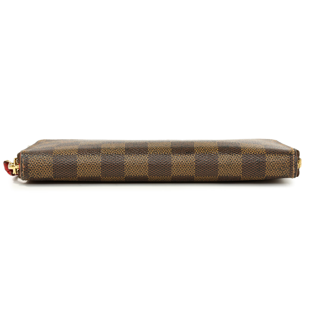 Exclusive Louis Vuitton Damier Ebene Clemence Wallet — Back View