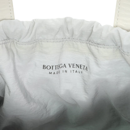 Exclusive Bottega Veneta White Calfskin Small Shell Bag — Top View