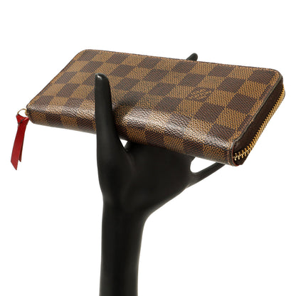 Exclusive Louis Vuitton Damier Ebene Clemence Wallet — Alternate View 10