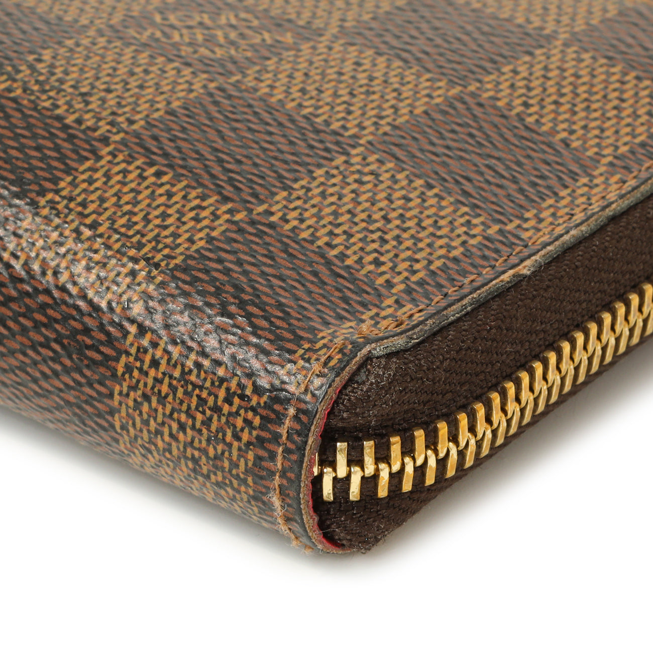 Exclusive Louis Vuitton Damier Ebene Clemence Wallet — Top View