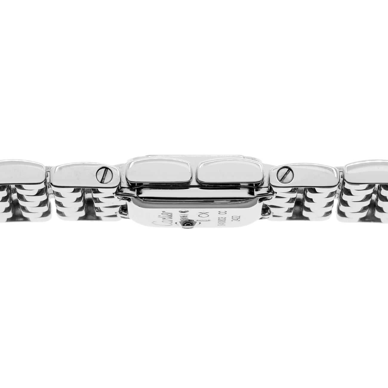 Exclusive Cartier 18K White Gold Diamond Panthere Ruban 2422 — Back View