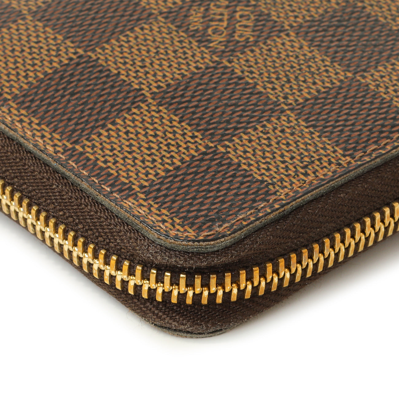 Exclusive Louis Vuitton Damier Ebene Clemence Wallet — Lifestyle View