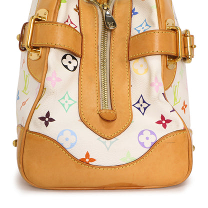 Exclusive Louis Vuitton White Multicolor Monogram Claudia — Alternate View 8