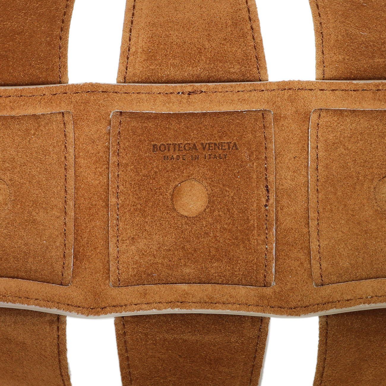 Exclusive Bottega Veneta White Calfskin Small Shell Bag — Lifestyle View