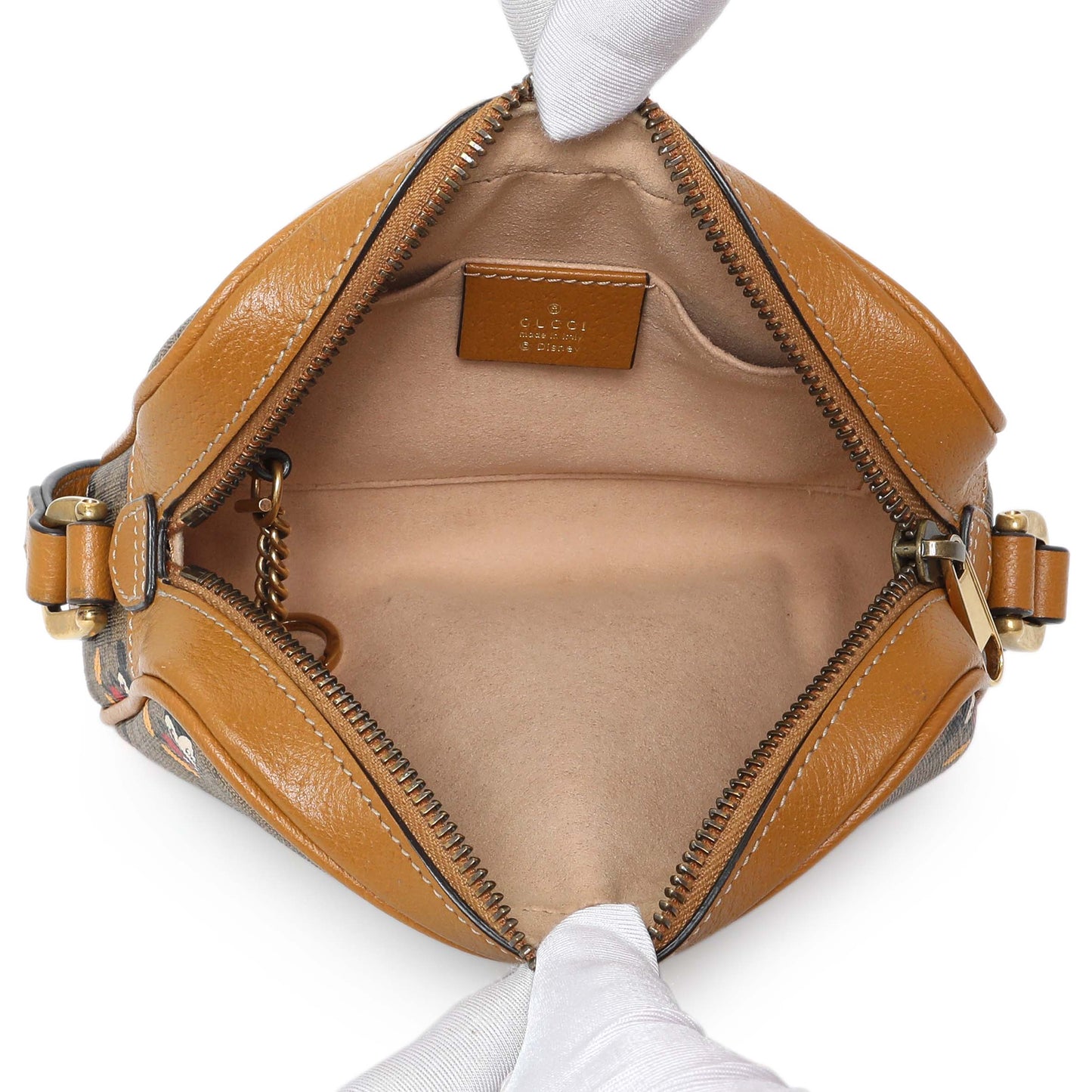 Exclusive Gucci GG Supreme Monogram Mickey Mouse Interlocking G Shoulder Bag — Alternate View 8
