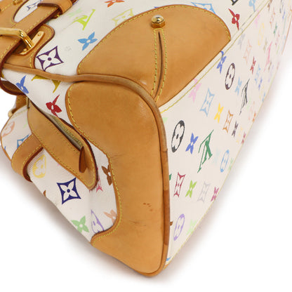 Exclusive Louis Vuitton White Multicolor Monogram Claudia — Lifestyle View