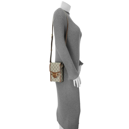 Exclusive Gucci GG Supreme Monogram Mini Horsebit 1955 Shoulder Bag — Alternate View 7