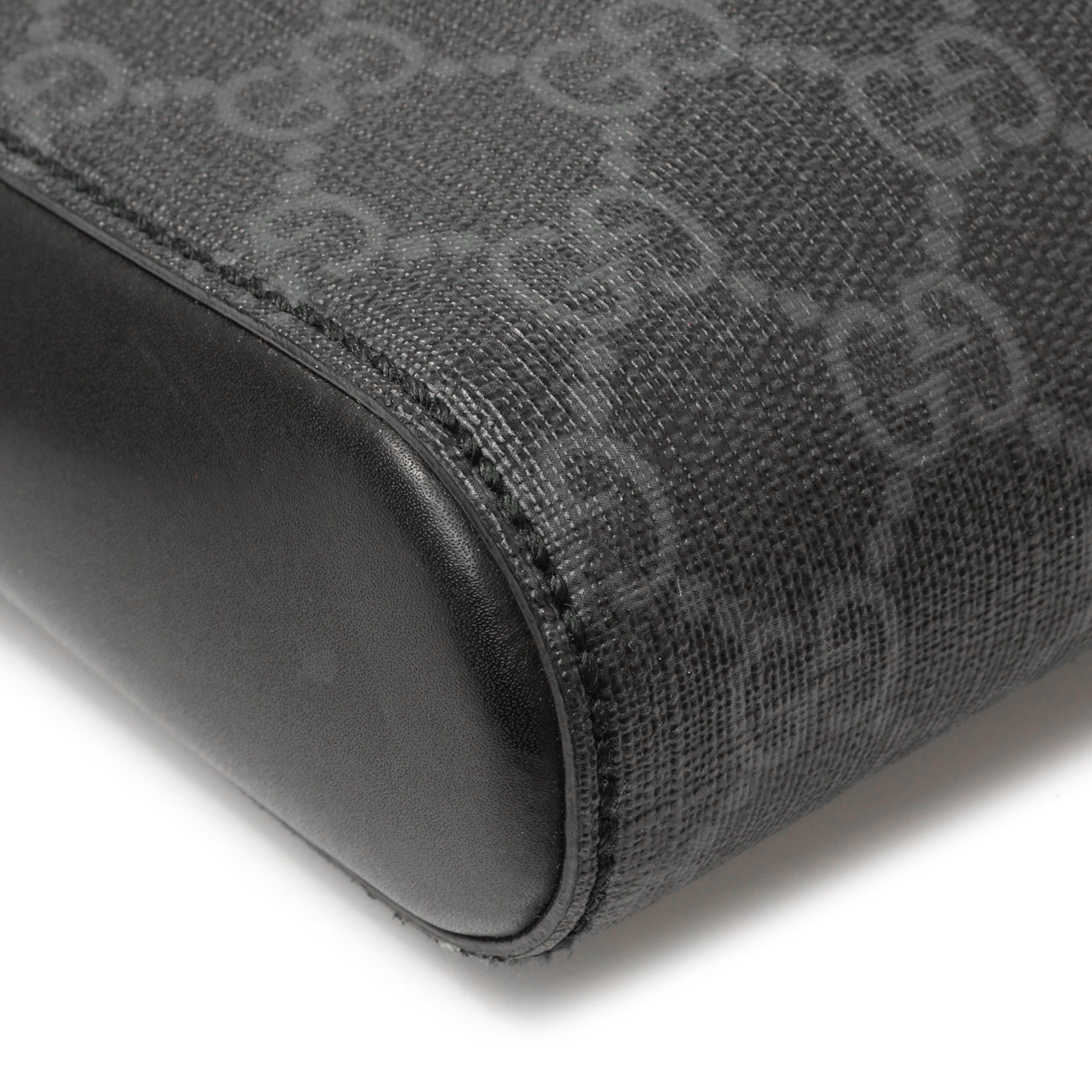 Exclusive Gucci GG Supreme Monogram Web Flat Messenger Bag — Lifestyle View
