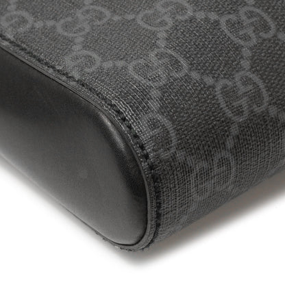 Exclusive Gucci GG Supreme Monogram Web Flat Messenger Bag — Lifestyle View