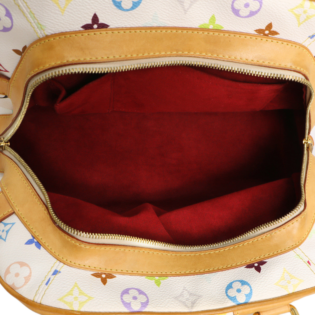 Exclusive Louis Vuitton White Multicolor Monogram Claudia — Alternate View 10