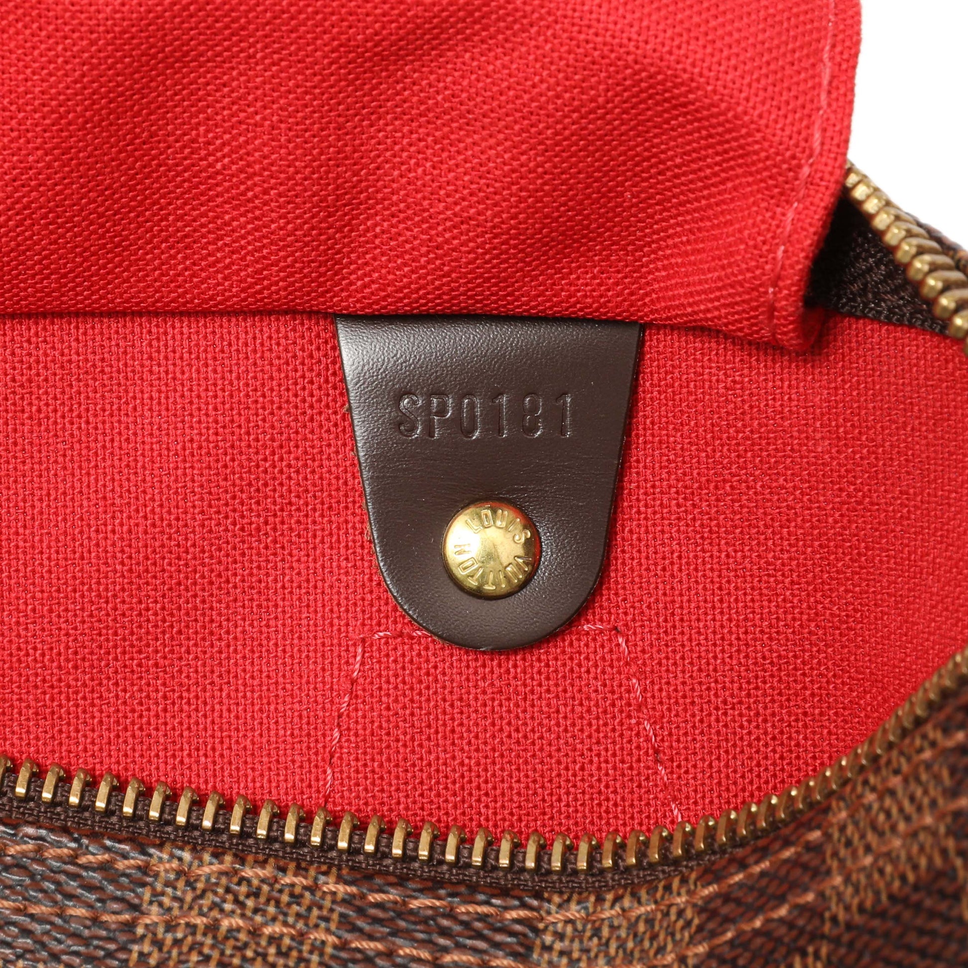 Exclusive Louis Vuitton Damier Ebene Speedy 30 — Alternate View 10