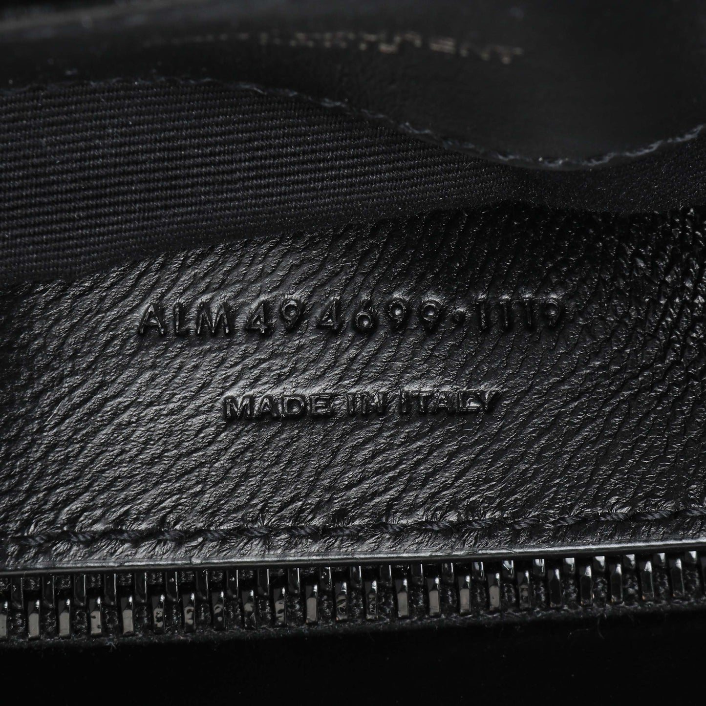 Exclusive Saint Laurent Black Calfskin Y Quilted Monogram Small Loulou Chain Satchel — Lifestyle View