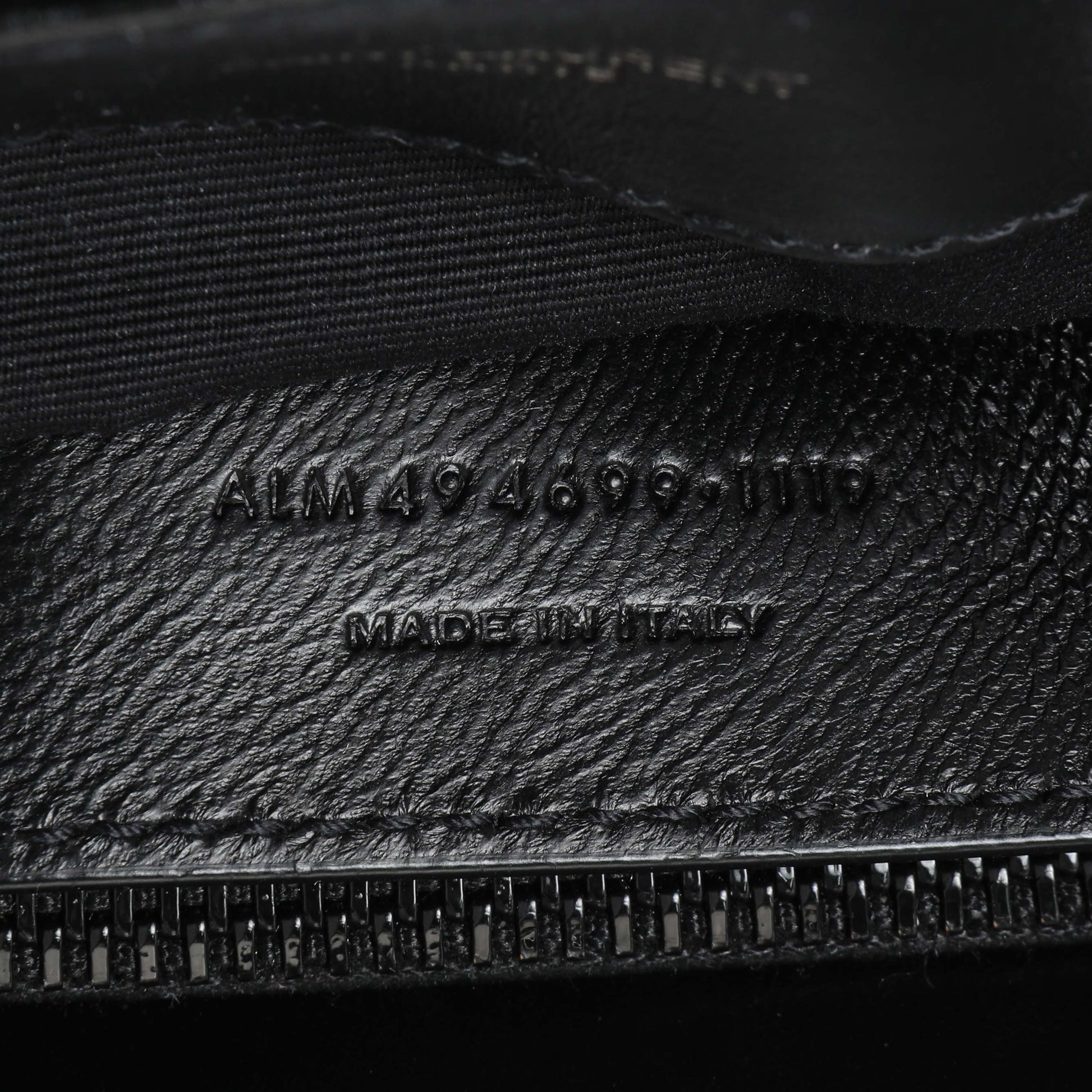 Exclusive Saint Laurent Black Calfskin Y Quilted Monogram Small Loulou Chain Satchel — Lifestyle View