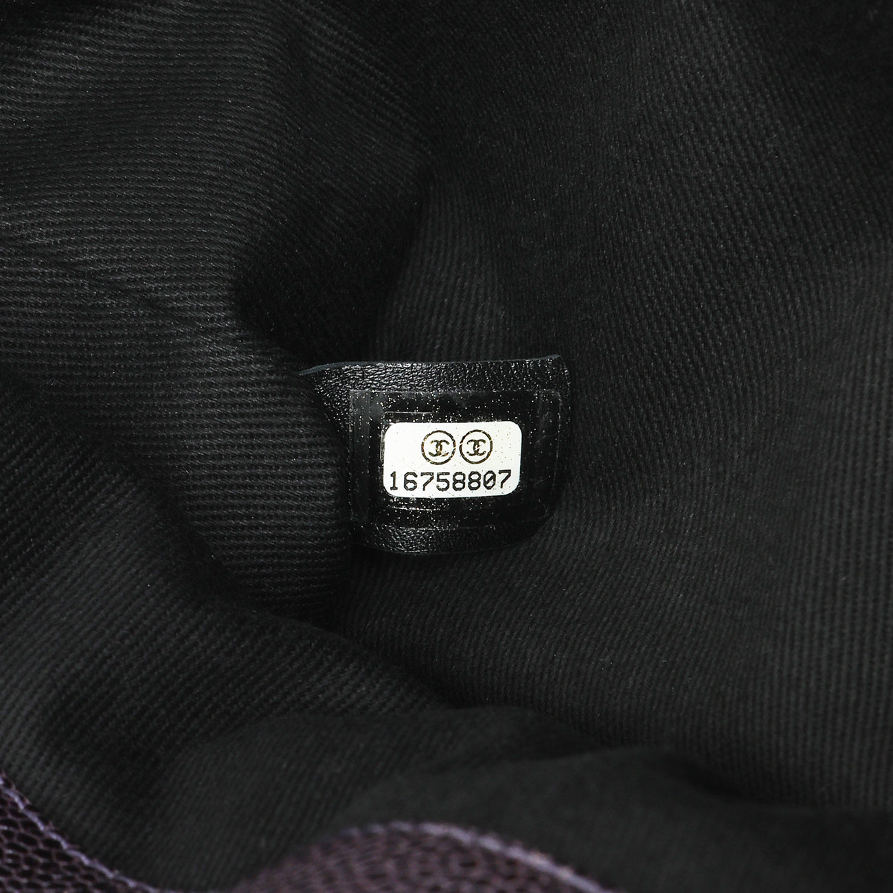 Exclusive Chanel Purple Iridescent Caviar Quilted Chic Shopping Tote — Alternate View 10
