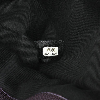Exclusive Chanel Purple Iridescent Caviar Quilted Chic Shopping Tote — Alternate View 10