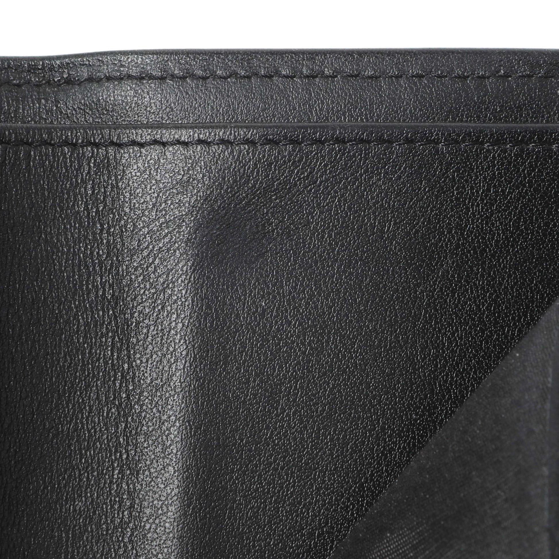 Exclusive Chanel Black Caviar Quilted Compact Boy Wallet — Alternate View 12