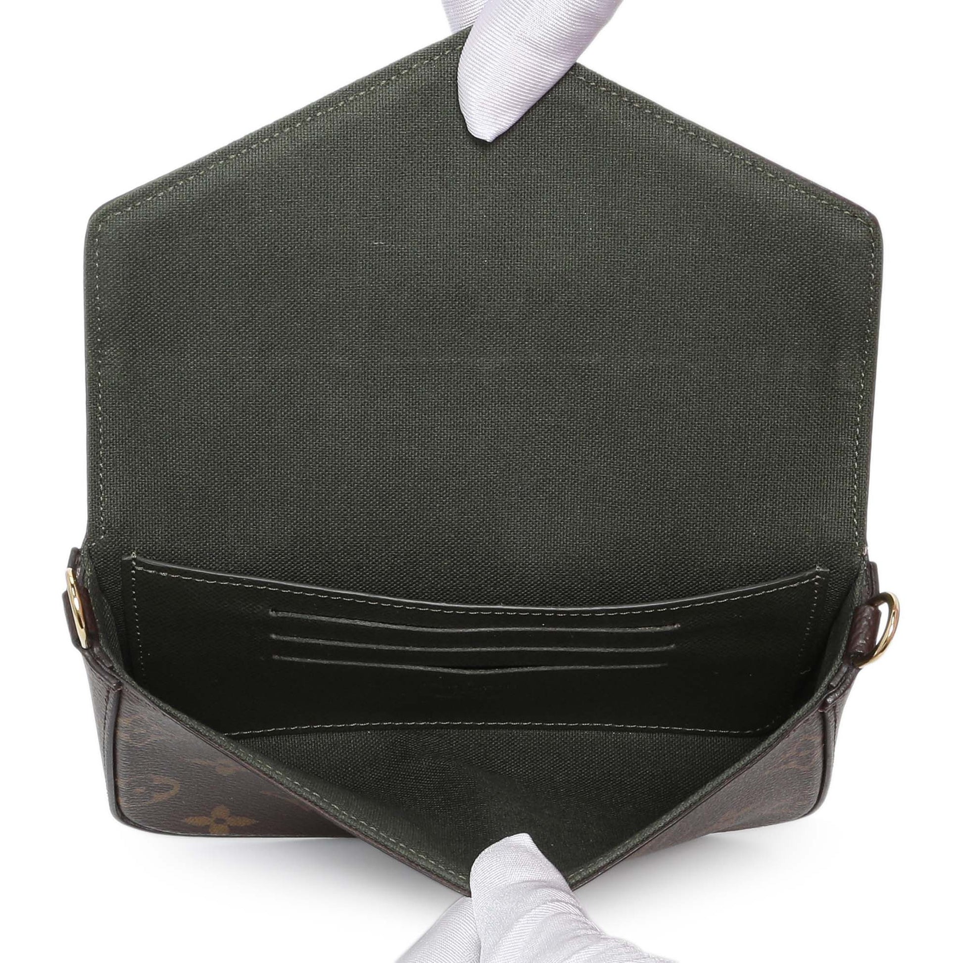 Exclusive Louis Vuitton Monogram Felicie Strap & Go — Top View