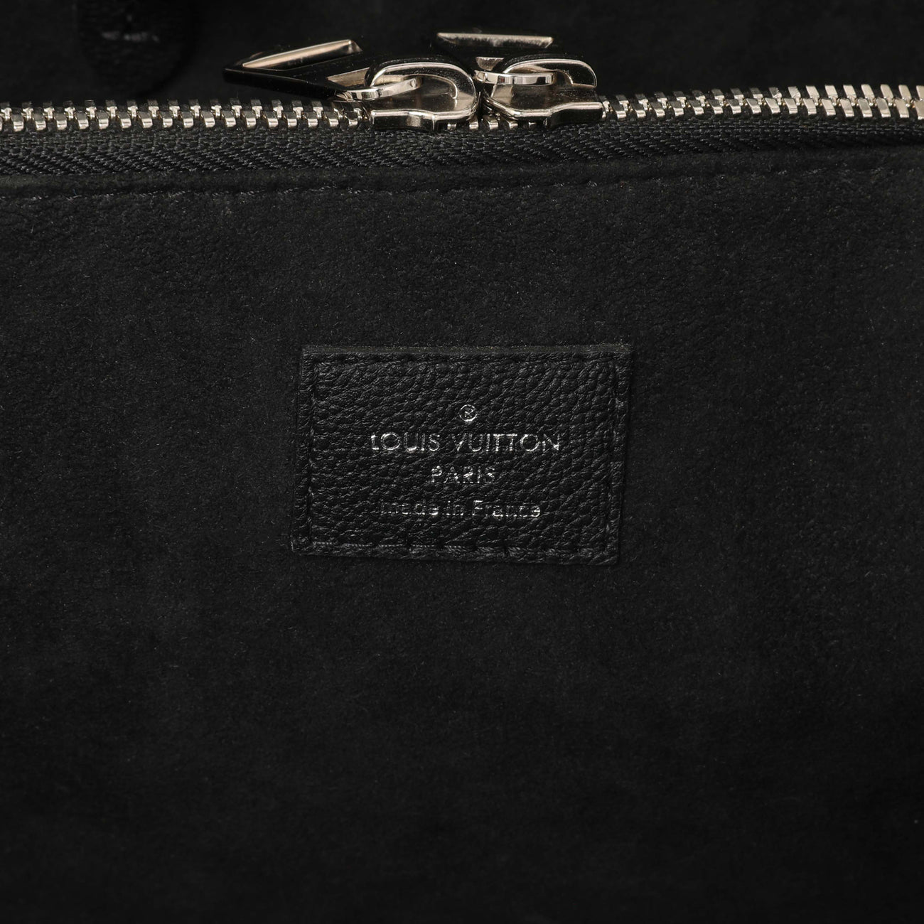 Exclusive Louis Vuitton Black Epi Twist Tote — Detail View