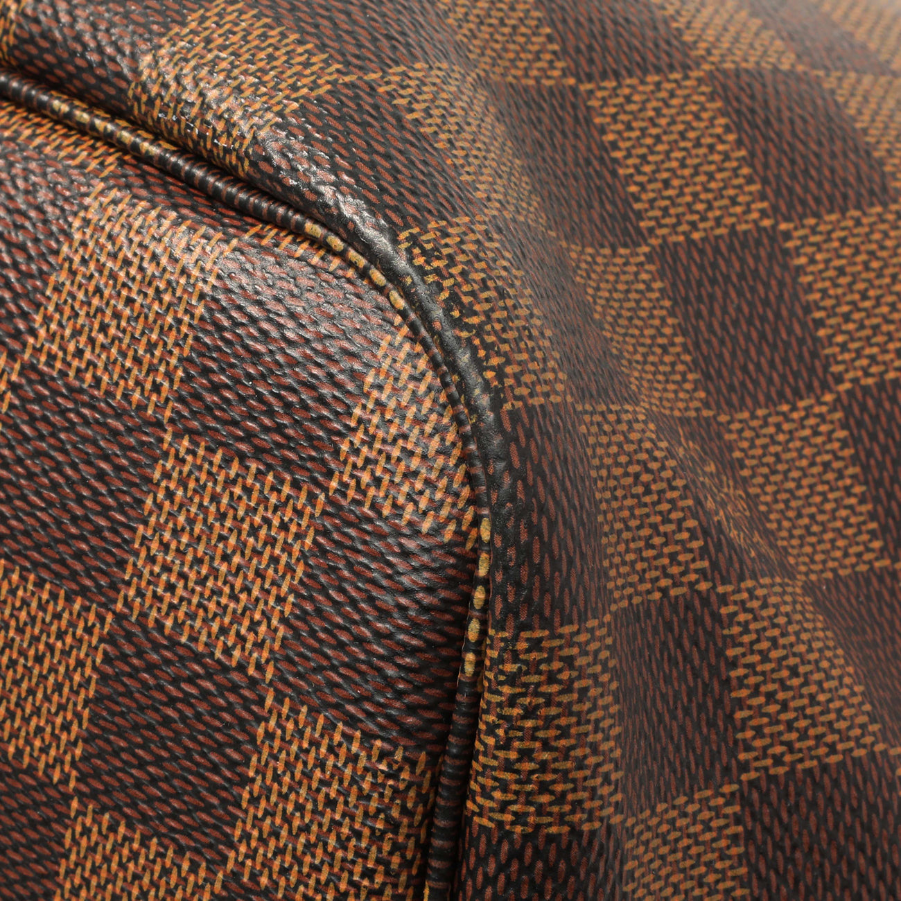 Exclusive Louis Vuttion Damier Ebene Neverfull MM — Alternate View 7
