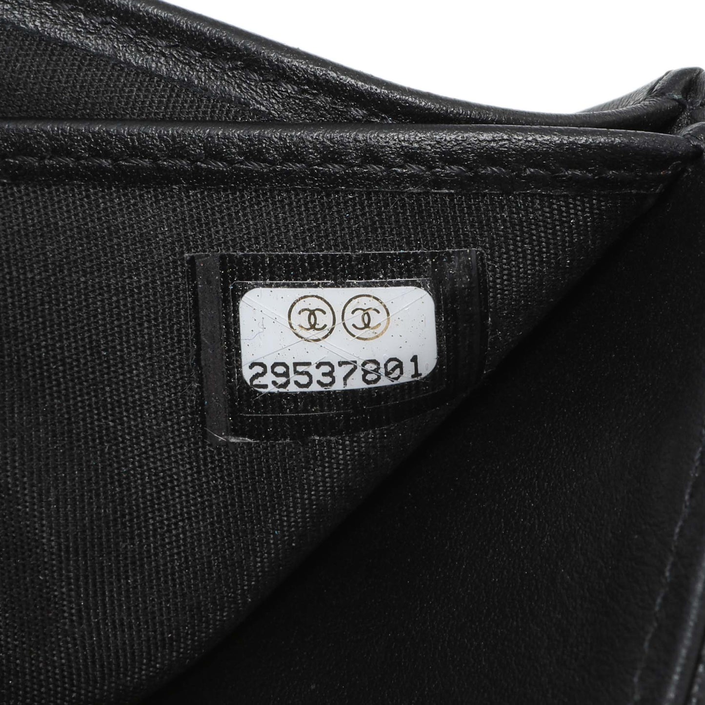 Exclusive Chanel Black Caviar Quilted Compact Boy Wallet — Alternate View 11