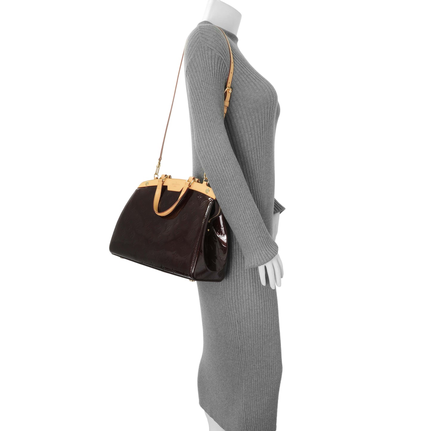 Exclusive Louis Vuitton Amarante Vernis Brea MM — Alternate View 7