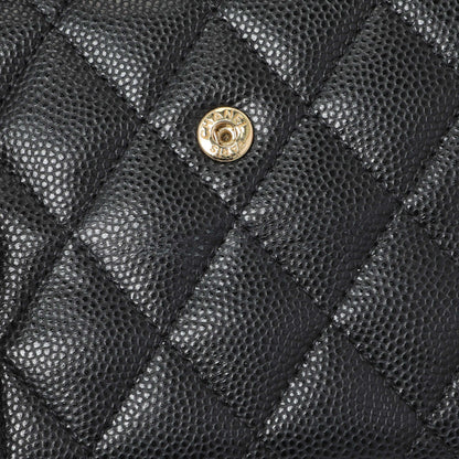 Exclusive Chanel Black Caviar Quilted Compact Boy Wallet — Alternate View 13