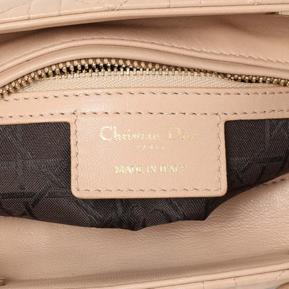 Exclusive Christian Dior Light Pink Lambskin Cannage Medium Lady Dior — Alternate View 9