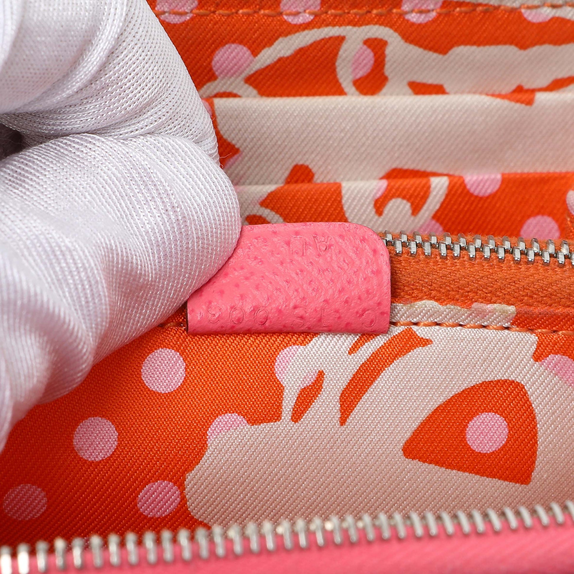 Exclusive Hermes Pink Epsom Silk'in Change Purse — Lifestyle View