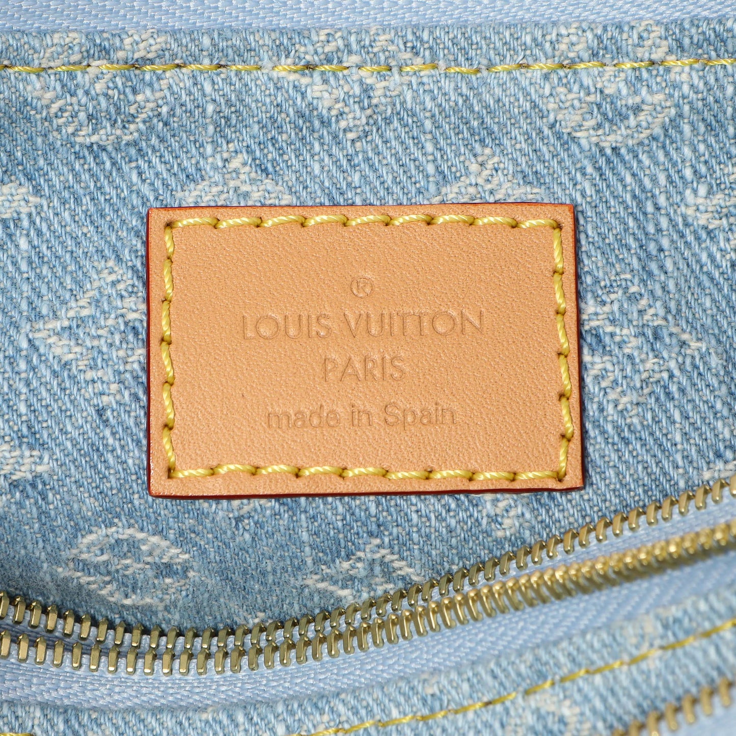 Exclusive Louis Vuitton Monogram Denim Liv Pochette — Lifestyle View