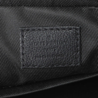 Exclusive Louis Vuitton Black Calfskin Shadow Monogram Trio Messenger — Alternate View 7