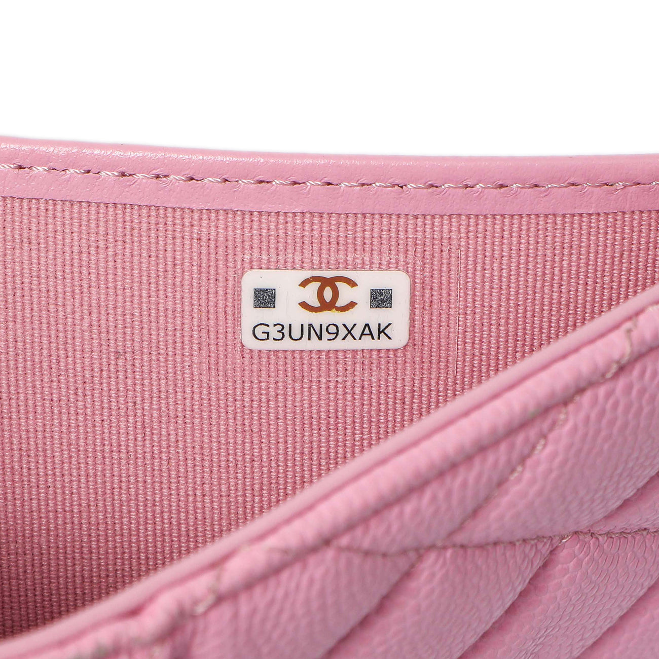 Exclusive Chanel Pink Quilted Caviar Compact Flap Wallet — Alternate View 14